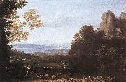 Claude Lorrain Landscape with Apollo and Mercury oil painting